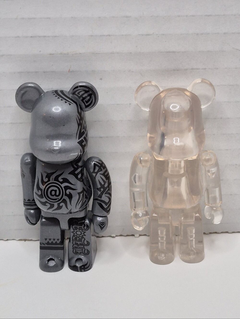 Bearbrick Lot Of Two Vintage Collectible